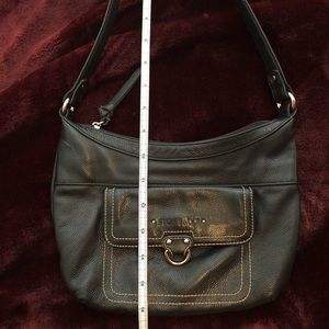 Stone & Co Black Leather Clutch Handbag